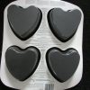 MOLDE CORAZONES INDIVIDUALES 4 CAVIDADES