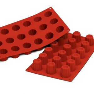 MOLDE SILICONE 18 MINI CANELES