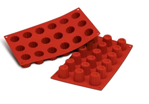 MOLDE SILICONE 18 MINI CANELES