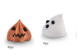 CARITAS DE AZÚCAR HALLOWEEN (4MOD) C/42U