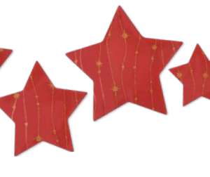 KIT ESTRELLAS ROJA  C/25 UND