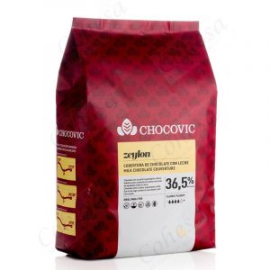CHOCOVIC COBERTURA ZEYLON LECHE 34% 5KG