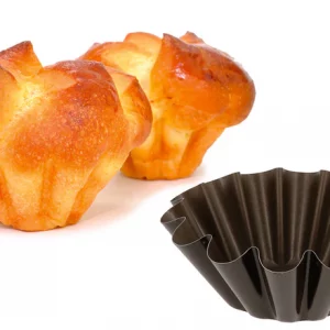 MOLDE BRIOCHE ACANALADO ANTIADHESIVO Ø10